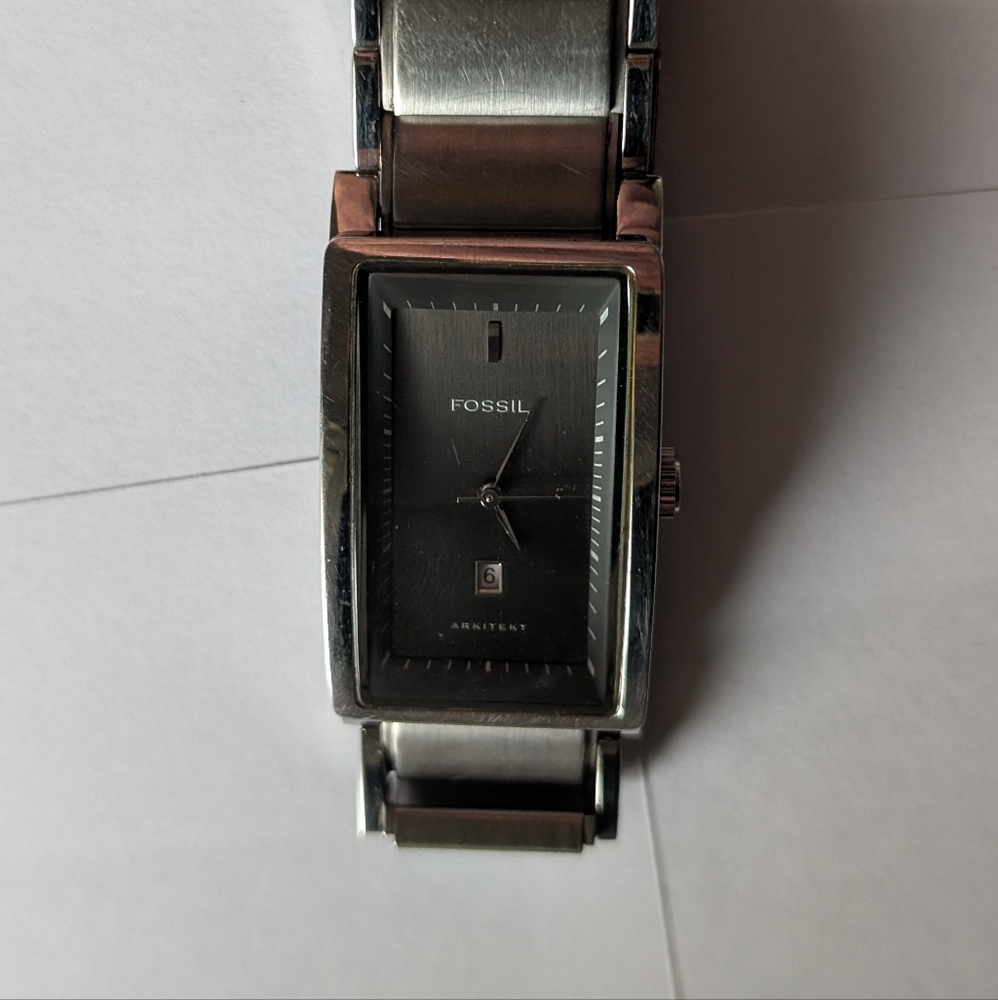 Tissot Silver Rectangular Men's Watch - image 1